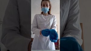 Алгоритм надевания и снятия стерильных перчаток.