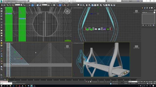 3D Max строим мост