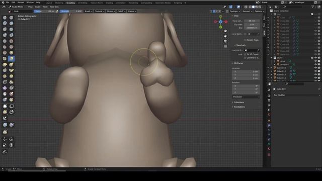 Blender Sculpt • Golden Quimera Timelapse #01 • Blocking + Wings смотреть онлайн
