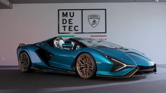Lamborghini Sián Roadster World Premiere– định nghĩa siêu xe mui trần điện hóa смотреть онлайн