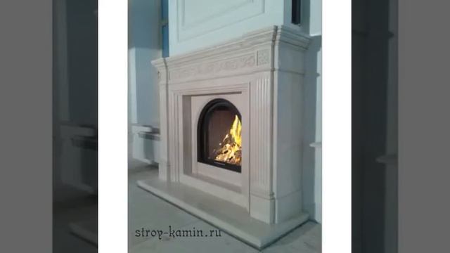 Классический камин для дома с арочной топкой смотреть онлайн