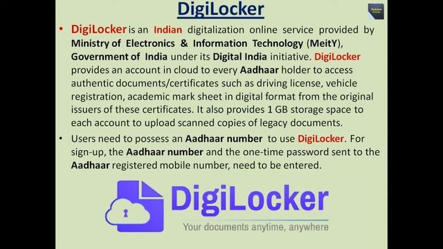 Digital Locker | DigiLocker | Digital Documents смотреть онлайн