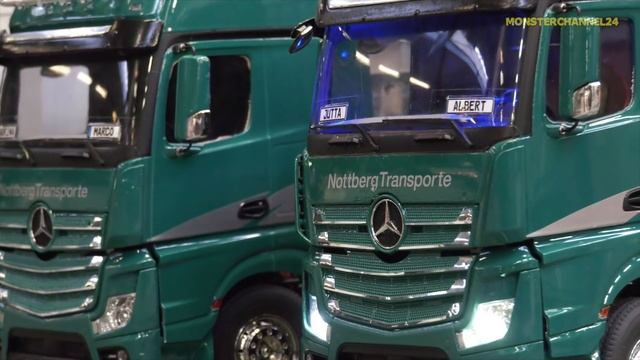 AWESOME RC Trucks! Scania, Mercedes Benz and more! смотреть онлайн