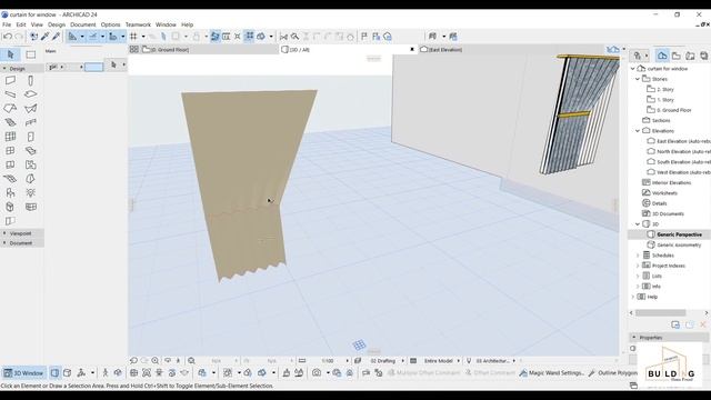 How To Design A Curtain For Window | ArchiCad смотреть онлайн
