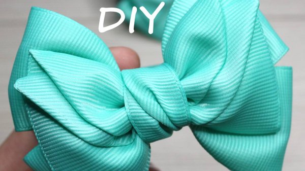Великолепный бант, который покорил много сердец. Мастер-класс бант своими руками