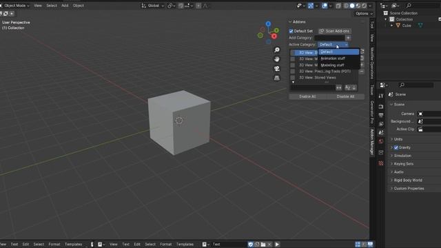 Blender 3d Addon Manager смотреть онлайн