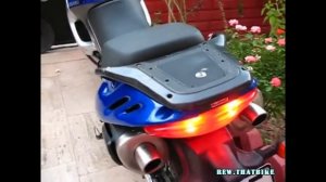 Aprilia Pegaso 650 exhaust sound compilation