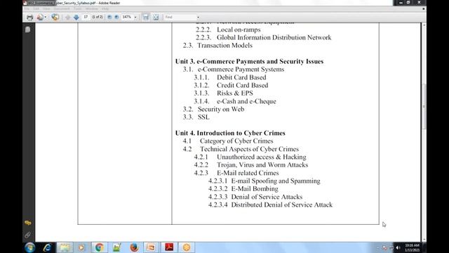 E-Commerce & Cyber Security Lecture 01 - Syllabus Discussion | Details | Hindi смотреть онлайн