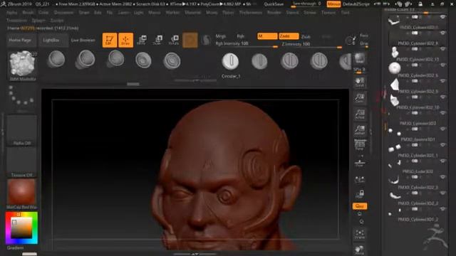 Zbrush Sculpt Timelapse - Part 3 смотреть онлайн