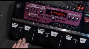 Loop staition boss RC 300. Две гитары в одной. Маленькая хитрость.