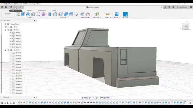 Fusion 360 Low Poly Truck Modeling | Free Download смотреть онлайн