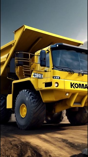 Карьерный самосвал Komatsu 930E переводят на водород смотреть онлайн