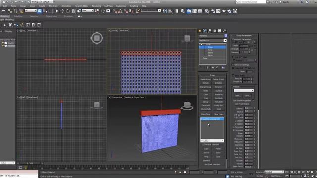 Tutorial 3ds max simple Cloth смотреть онлайн