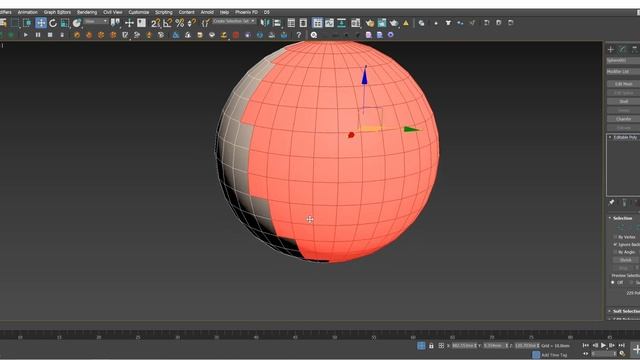 3ds Max | Editable Poly - Part 5 | Ignore Backfacing | Grow | Shrink | Soft Selection | 035 смотреть онлайн