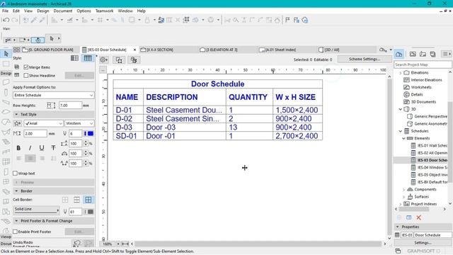 creating windows and doors schedules in archicad смотреть онлайн