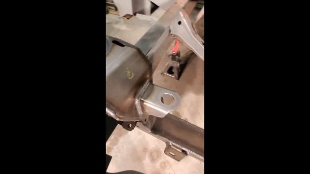 55 Chevy Build Bolt on Mustang II Crossmember and IFS смотреть онлайн