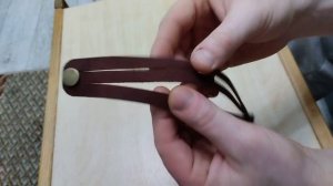 Браслет косичка из кожи за 3 минуты!