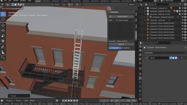 Create Realistic Streets in Blender l Urbaniac Addon смотреть онлайн