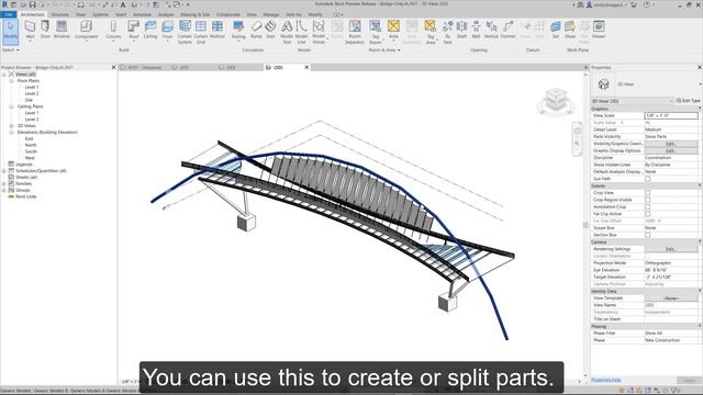 Revit 2020: Create Parts from Imported Geometry смотреть онлайн