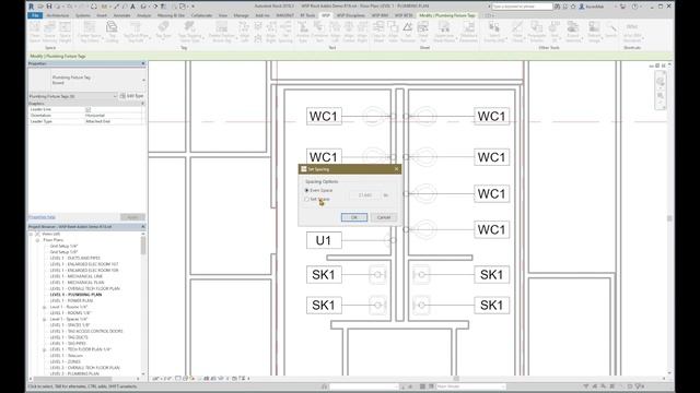 WSP Revit Addin - Set Tag Spacing смотреть онлайн