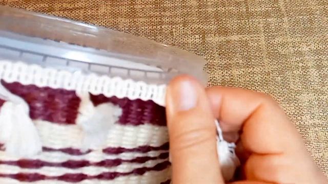 I Turn An Ordinary Plastic Container Into A Basket.