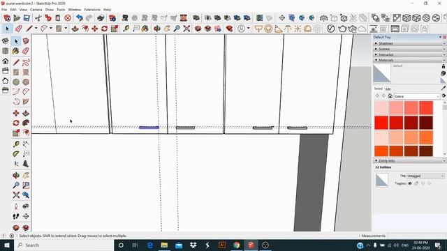 how to make 3D Interior Drawing Tutorial Part4, 3D Sketchup Modelimg Interior Drawing смотреть онлайн