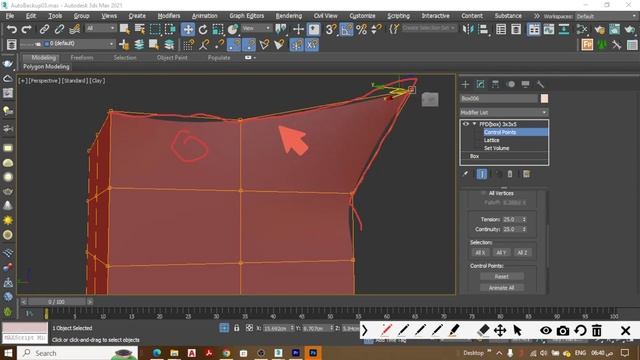 055 - التعديلات الحرة المخصصة | دورة الماكس - FFD (Box&Cly) Modifier | 3ds Max смотреть онлайн