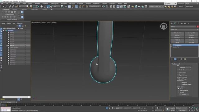 Phone Receiver (3Ds Max Modeling techniques) Complex Shapes смотреть онлайн