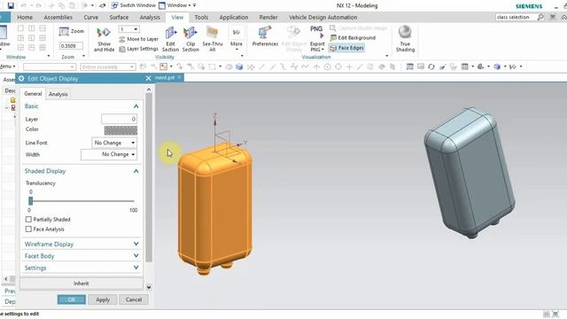 How to give colour to the parts in NX | Colouring od Components in NX | Use of Edit display functio смотреть онлайн
