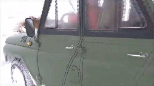Уаз по плотному снегу смотреть онлайн