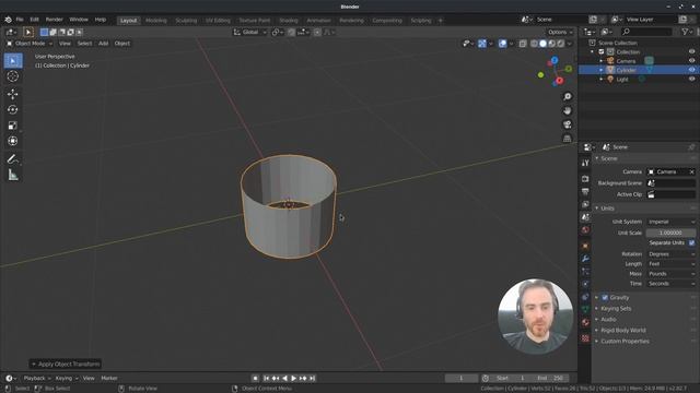 How to model a basic roll of TP in Blender | Quarantine Series 1-1 смотреть онлайн