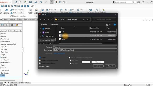 Double Pulley and Belt | SolidWorks 2022 Tutorial | #cad #solidworks смотреть онлайн