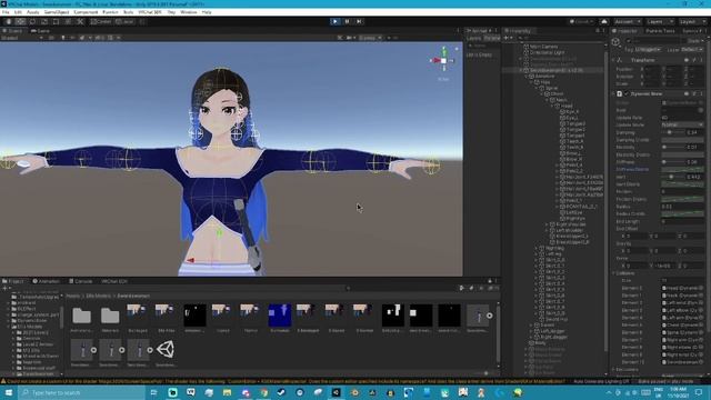 Unity - VRChat - Dynamic Bone tutorial смотреть онлайн
