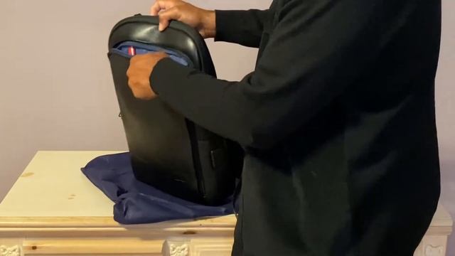 BOPAI Unisex Leather Backpack for 15 6 inch Business Laptop Backpack Review смотреть онлайн