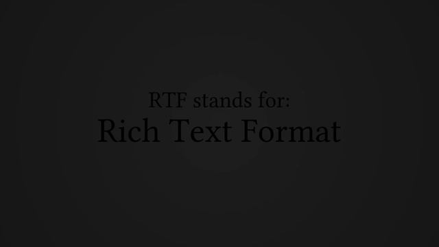 What Does "RTF" Stand For? смотреть онлайн