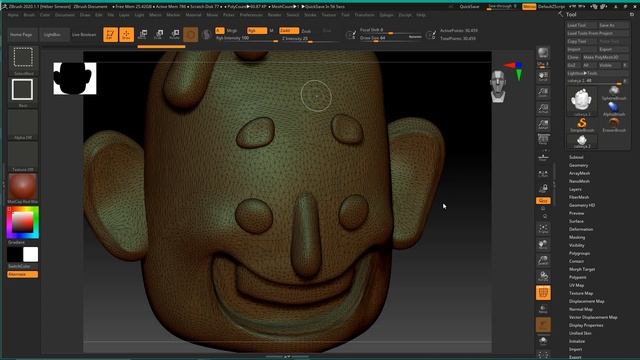 Como ENVIAR do Zbrush para Cinema 4D | Tutorial Zbrush смотреть онлайн