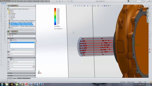 End Suction Centrifugal Pump-CFD Analysis (SolidWorks Flow Simulation) смотреть онлайн