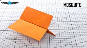 Как сделать бумажный самолет МОСКИТ