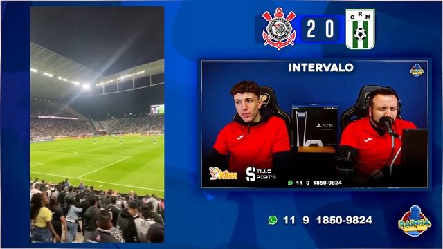 CORINTHIANS 3 X 0 RACING - AO VIVO - SULAMERICANA 2024 смотреть онлайн