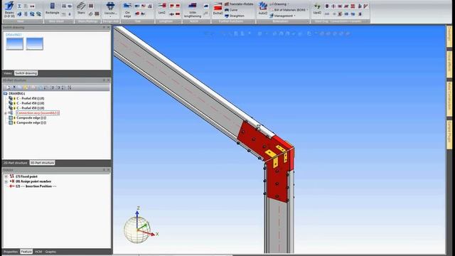 HiCAD 2010 - CAD Design Automation - API - Custom Steel Connection смотреть онлайн
