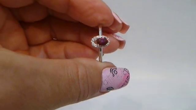 Кольцо с натуральной красной шпинелью 0.49 ct Размер 18 Серебро 925 смотреть онлайн