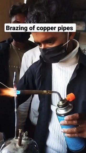 copper pipe brazing #shorts #technology #airconditioner смотреть онлайн