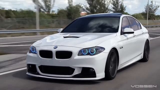BMW F10 5 Series 550i on 20' Vossen VVS-CV3 Concave Wheels - Rims смотреть онлайн