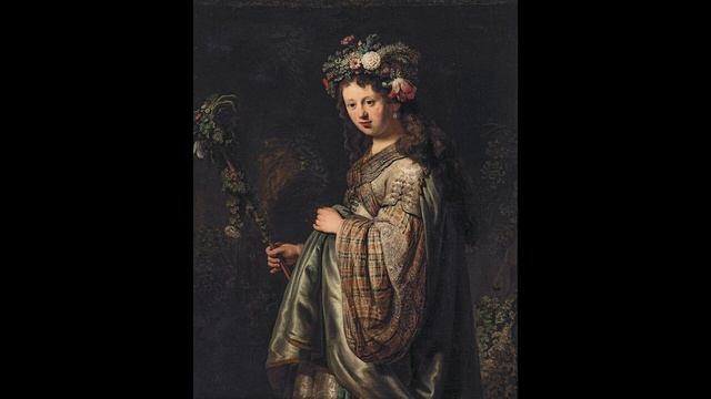 Rembrandt - Saskia caracterizada como Flora смотреть онлайн