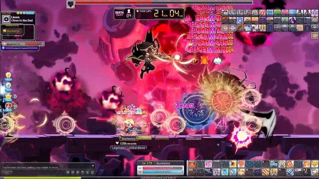 MapleSEA Cassiopeia Hero Solos Hard Djunkel without BOD & Lucid Earrings смотреть онлайн