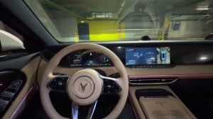 Voyah free 2024, автоматическая парковка на свое место на подземной парковке. Паркуется круче BMW.
