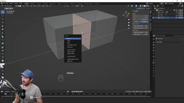 23 - JUNTANDO VERTICES OU ARESTAS NO BLENDER I Como Juntar Vérticar com Merge no Blender смотреть онлайн