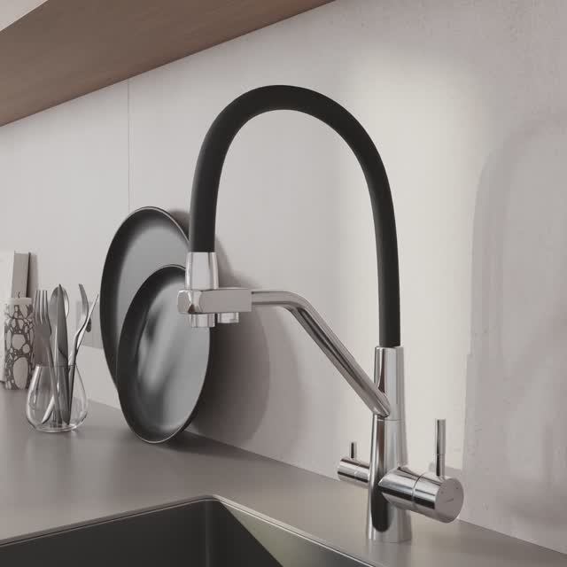 Смеситель для кухни VIVO хром (Арт. 68217) смотреть онлайн