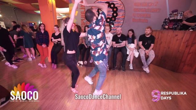 Samuel Funflow and Tatyana Rakhmetulova Salsa Dancing at Respublika Days 9, Sunday 05.05.2019 (SC) смотреть онлайн