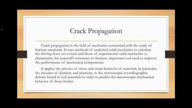 Crack Propagation Simulation Using Ansys for Bamboo Foam Composite PSM1 смотреть онлайн
